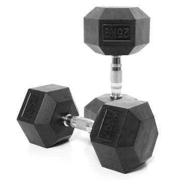 Strongman hexa dumbbell 25 kg, Sport en Fitness, Ophalen of Verzenden, Nieuw, Benen, Dumbbell