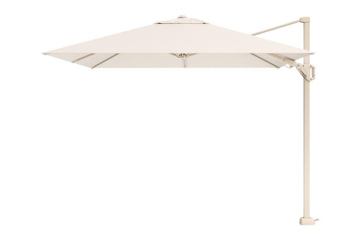 Platinum Voyager T2 zweefparasol 2,7x2,7 m Sandstone, Tuin en Terras, Parasols, Zweefparasol, Nieuw, Kantelbaar, Verzenden