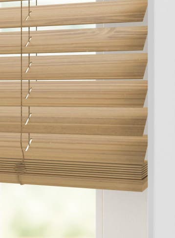 HEMA Jaloezie hout bamboe 50mm naturel, Verzenden, Nieuw