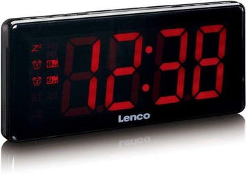 Lenco Klokradio CR-30 Dual BK, Verzenden, Nieuw