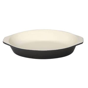 Gratineer Schaal Ovaal, Zwart 21 cm, Verzenden