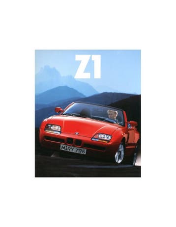 1990 BMW Z1 BROCHURE DUITS, Nieuw, BMW, Author