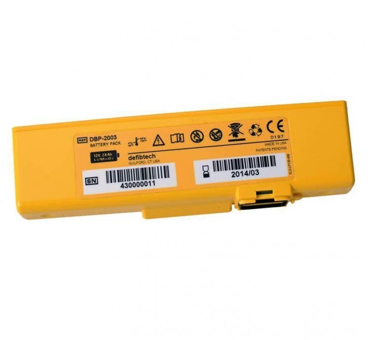 Defibtech Lifeline View AED Batterij Unit, Diversen, Verpleegmiddelen, Nieuw, Verzenden
