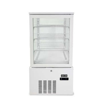 HCB Gebaksvitrine - 130 liter - wit - 230V, Verzenden, Nieuw in verpakking