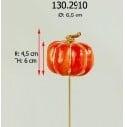 Pompoentjes Oranje op steker 5 cm per stuk, Ophalen of Verzenden, Nieuw