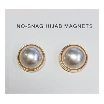 Fako Bijoux - 2x Magnetische Broche Parel Acryl - Hoofddoek, Verzenden, Nieuw