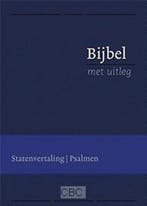 BIJBEL MET UITLEG - blauw - flexibele kaft - goudsnee, Verzenden, Gelezen