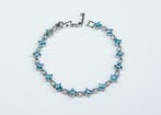Zonder minimumprijs - Armband - 925 zilver - 6,50 ct blauwe, Nieuw