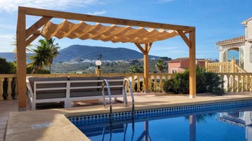 Moderne pergola met schuifzeil 340×500, Ophalen of Verzenden, Nieuw