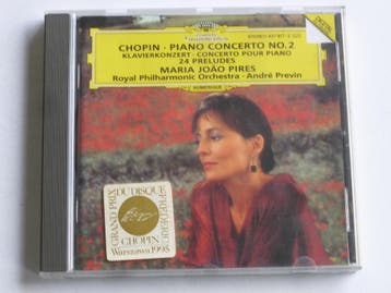 Chopin - Concerto for Piano / Maria Joao Pires, Andre Previn, Cd's en Dvd's, Ophalen of Verzenden, Zo goed als nieuw