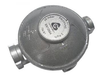 Eentraps drukregelaar 37 mbar, debiet 2 kg/u, 1/4 binnendra, Ophalen of Verzenden, Nieuw, Radiator, Hoog rendement (Hr)