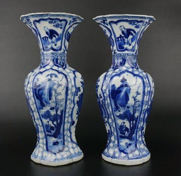 Vaas - Porselein - China - Kangxi (1662-1722)