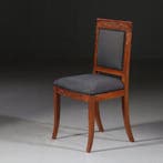 6 Louis Philipe stoelen  mahonie incl stoffering naar wens, Ophalen of Verzenden