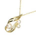Mikimoto - Halsketting - 18 karaat Geel goud, Nieuw