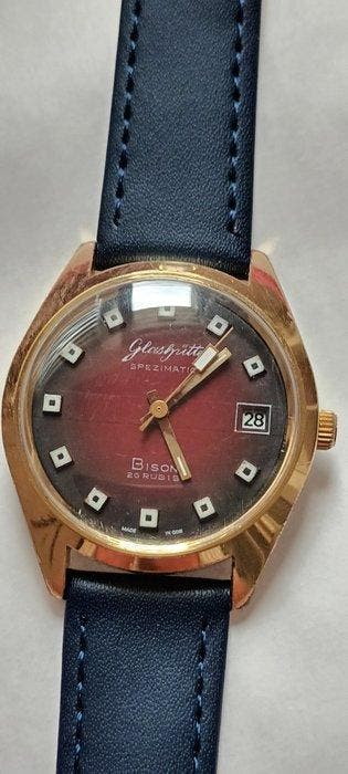 GUB GLASHUTTE spezimatic bison 26 rubis - serviced 2026.07 -, Nieuw