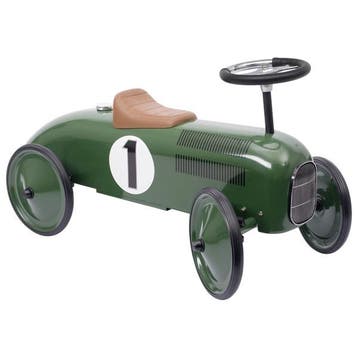 Retro Loopauto Britisch Racing Green (Kinderen), Ophalen of Verzenden, Nieuw