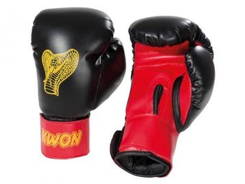 Bokshandschoenen Cobra Kids 6oz zwart/rood, Ophalen of Verzenden, Nieuw, Overige, Vechtsportschoenen