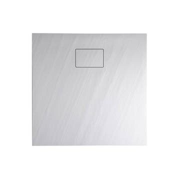 Douchebak Marmer Sapho Acora 90x90x3.5 cm Vierkant Steen Wit, Ophalen of Verzenden, Nieuw, Overige typen