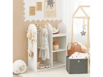 SoBuy KMB40-W - Kinderkledingkast - Multifunctioneel met, Verzenden, Nieuw