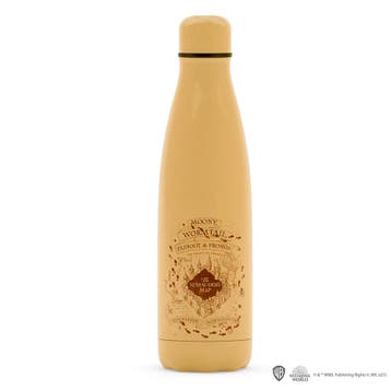 Harry Potter Metalen Waterfles Marauders Map, Ophalen of Verzenden, Nieuw