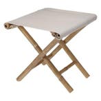 Inklapbare kruk | Gardalux | 40 x 40 x 40 cm (Bamboe), Verzenden, Nieuw