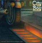 LP gebruikt - City Boy - The Day The Earth Caught Fire, Cd's en Dvd's, Vinyl | Rock, Verzenden, Zo goed als nieuw