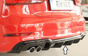 Diffuser | geschikt voor Audi | A3 Sedan (8V) / A3 Cabrio (8, Verzenden, Nieuw, Audi
