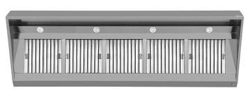 Unninox Afzuigkap | RVS | Schuin Model | 3000x950x400mm, Witgoed en Apparatuur, Afzuigkappen, Ophalen of Verzenden, Nieuw