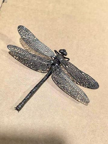 Decoratief ornament - Annosuke - Koperen libelle-ornament -
