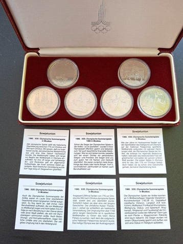 Rusland, Sovjet-Unie (USSR) 1977/1980, Commemorative Set