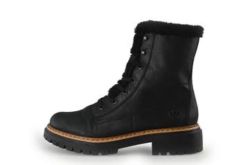 Rieker Veterboots in maat 43 Zwart, Verzenden, Zwart, Overige typen, Zo goed als nieuw