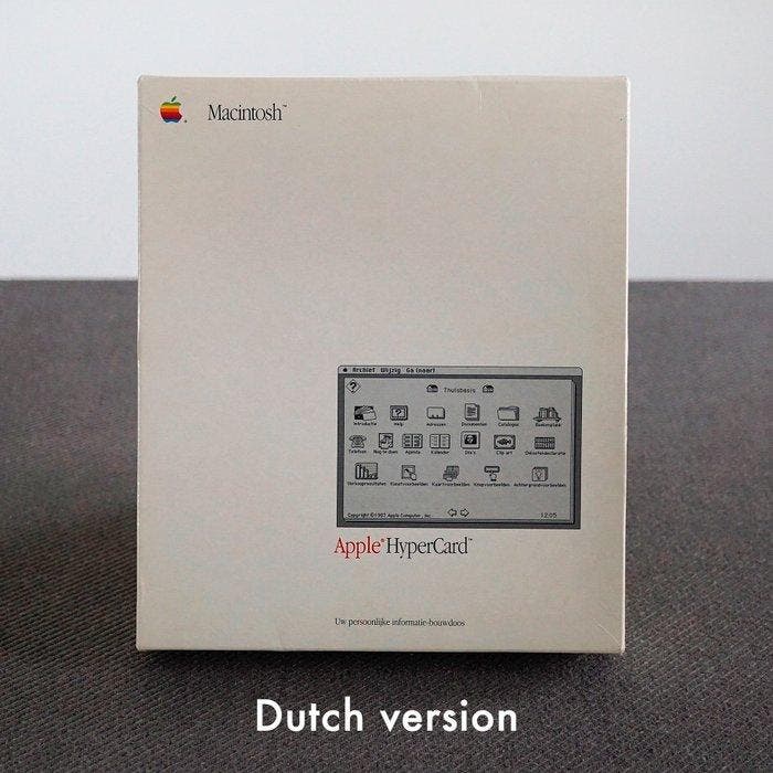 Apple HyperCard Box – M0556N/B – (Dutch Version) - Macintosh, Spelcomputers en Games, Spelcomputers | Overige Accessoires