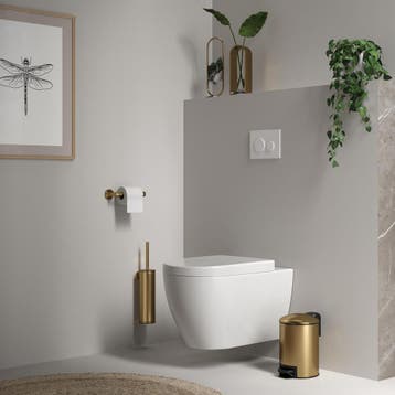 Brauer Toiletrolhouder - Goud Geborsteld Pvd, Ophalen of Verzenden, Nieuw