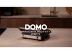 DOMO DO9287G - Multifunctionele Contactgrill 2-in-1 -, Witgoed en Apparatuur, Contactgrills, Verzenden, Zo goed als nieuw