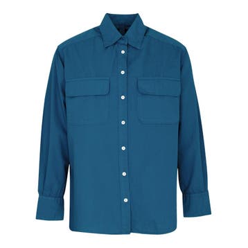 Diega • blauwe blouse Charla • S, Nieuw, DIEGA, Maat 36 (S), Verzenden