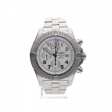 Breitling Super Avenger Chronograph A13370; Automatisch H..., Ophalen of Verzenden, Zo goed als nieuw, Staal, Overige merken