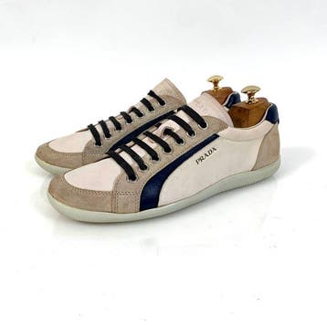 Prada Sneaker Low-top Creme/Beige 4E 1835 UK 7 - Sneakers -, Nieuw