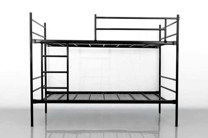 Stapelbare Bedden /  stalen stapelbedden, Huis en Inrichting, Slaapkamer | Stapelbedden en Hoogslapers, 200 cm, Nieuw, Hoogslaper
