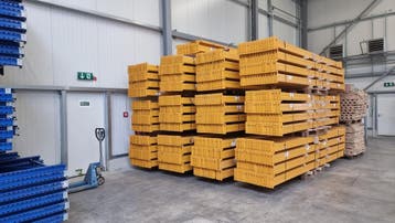 Jungheinrich MPB palletstelling, gebruikt - Staander, Ophalen of Verzenden