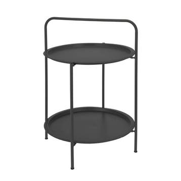 Bijzettafel donkergrijs (diameter 50 cm) Pro Garden  excl. b, Verzenden, Nieuw