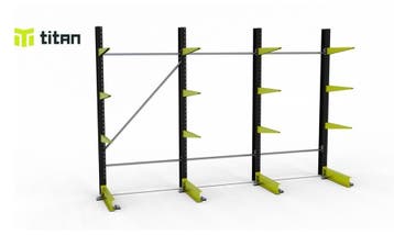 Draagarmstelling H=2000 | D=600 | B=3000 | 12x armen NIEUW, Verzenden
