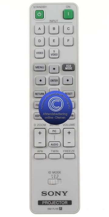 Afstandsbediening Sony rm-pj19, Ophalen of Verzenden, Nieuw, Origineel