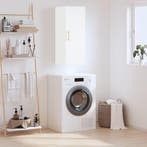 vidaXL Bovenkast 34,5x34x90 cm wit, Minder dan 50 cm, Verzenden, Nieuw, Minder dan 100 cm