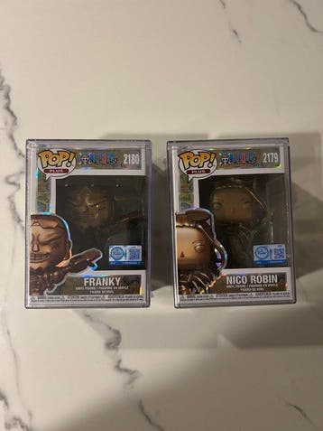 Funko - Action figure ONE PIECE - FRANKY & NICO ROBIN BRONZE