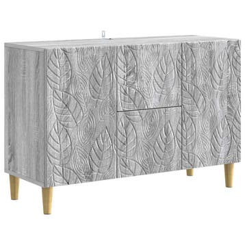 vidaXL Dressoir Grijs Sonoma 89 x 34,5 x 60 cm Bewerkt hout, Huis en Inrichting, Kasten | Dressoirs, Verzenden, Nieuw, Overige houtsoorten