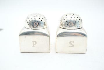 Zout- en pepervaatjes (2) - .925 zilver