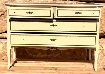 Meuble dappui - Walnoot - Elegante Franse Louis XV-stijl, Nieuw