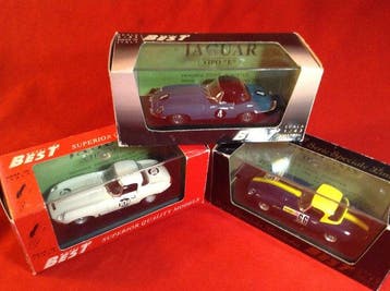 Best Box 1:43 - Model raceauto (3) - Best #SL03 Jaguar E, Nieuw
