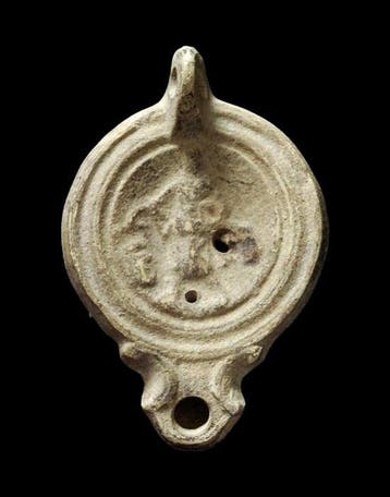 Oud-Romeins Terracotta - Romeinse olielamp - Diana de, Verzamelen