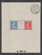 Frankrijk 1927 - Blok Expositie Internationale Filatelie, Gestempeld